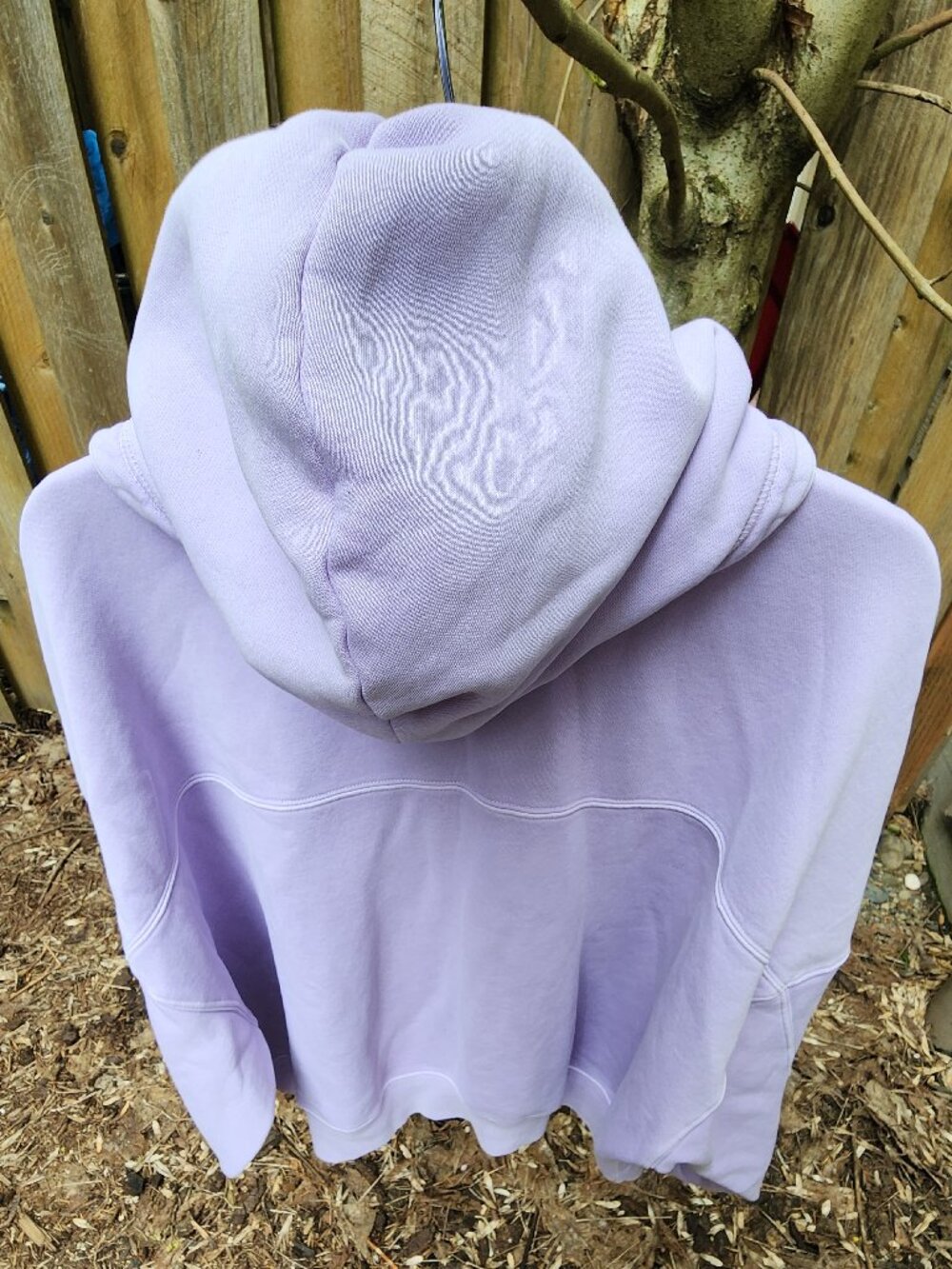 XXL Abercrombie lilac pullover hoodie quarter zip cropped - Picture 5 of 16